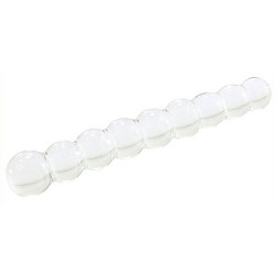  Gode en verre Snowball 12.6 x 2cm